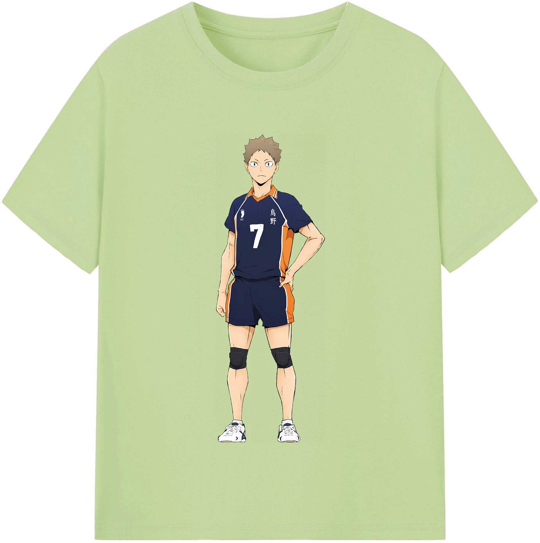 （画像用） ハイキュー!! Haikyu!! 綿100％半袖Tシャツ（フロントプリント）